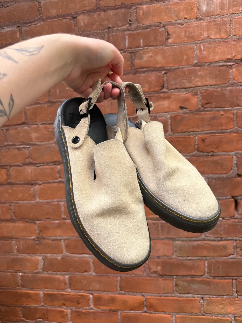 Dr. Martens Carlson Suede Convertible Slingback Mules